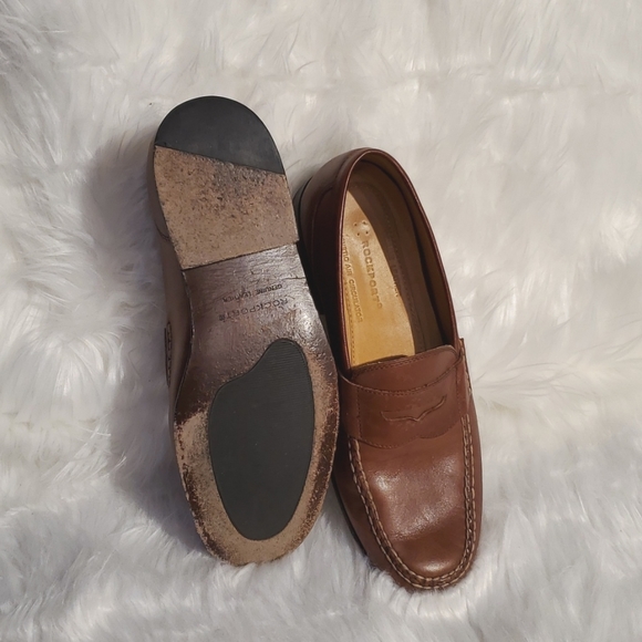 ❣️❣️ Rockport Mens Brown Leather 👞 Shoes 9.5m - Picture 5 of 9